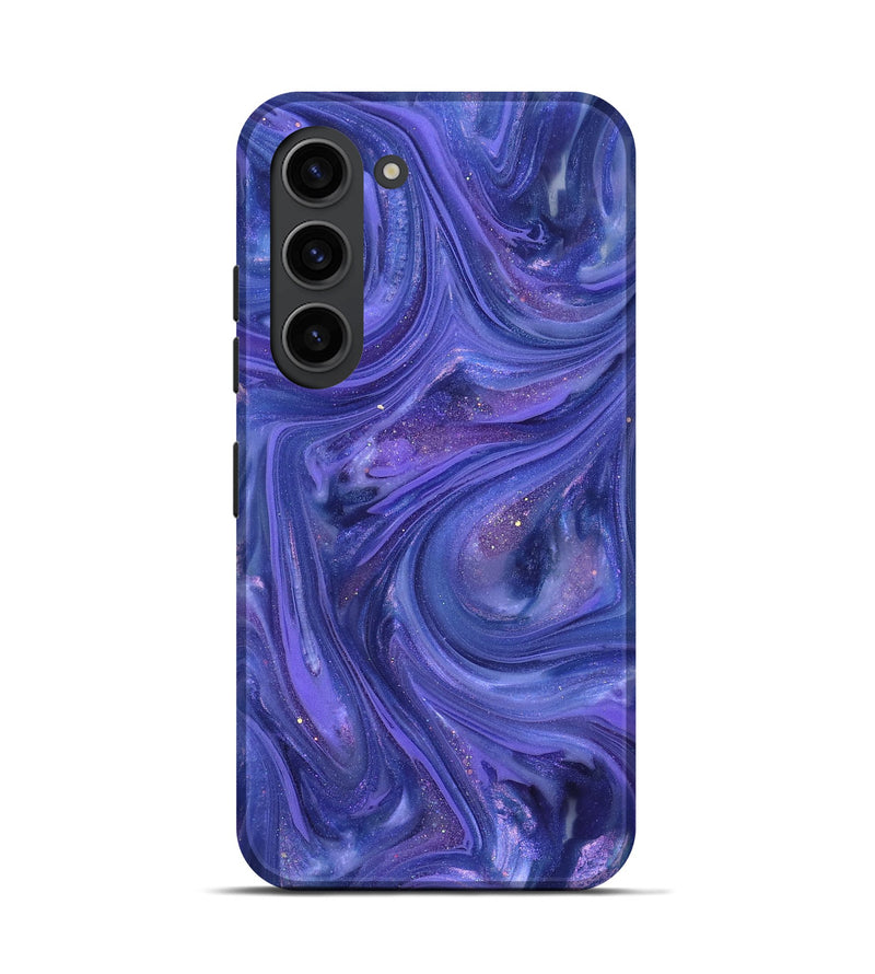 Galaxy S23 ResinArt Live Edge Phone Case - Wilda (Purple, 820888)