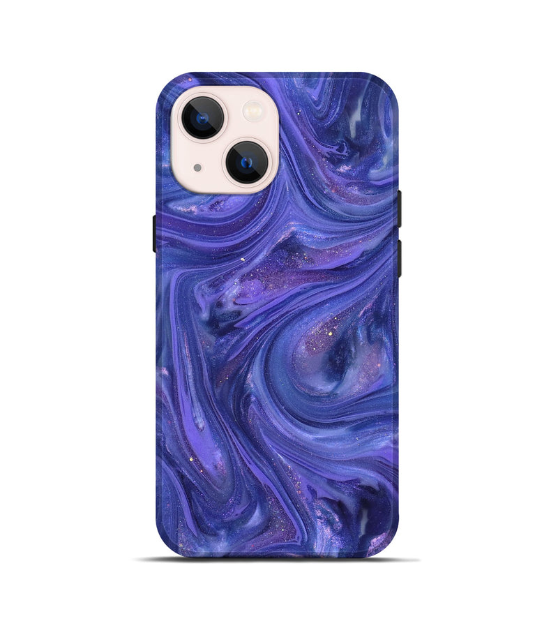 iPhone 13 mini ResinArt Live Edge Phone Case - Wilda (Purple, 820888)