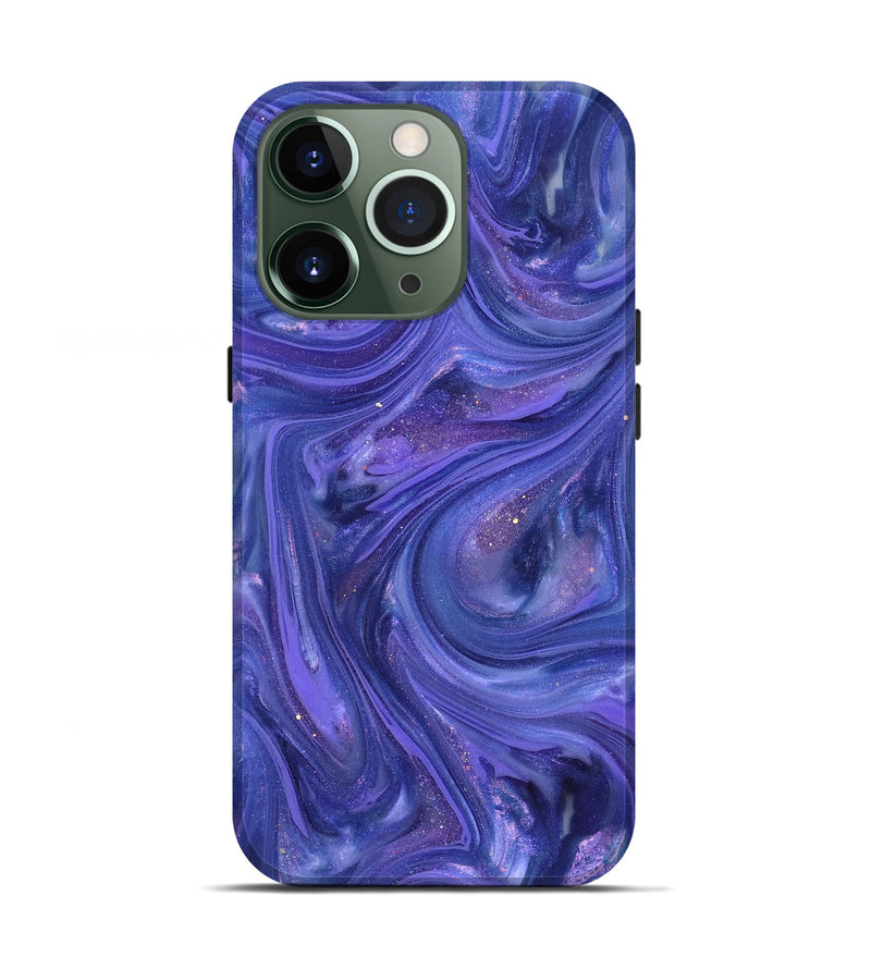 iPhone 13 Pro ResinArt Live Edge Phone Case - Wilda (Purple, 820888)