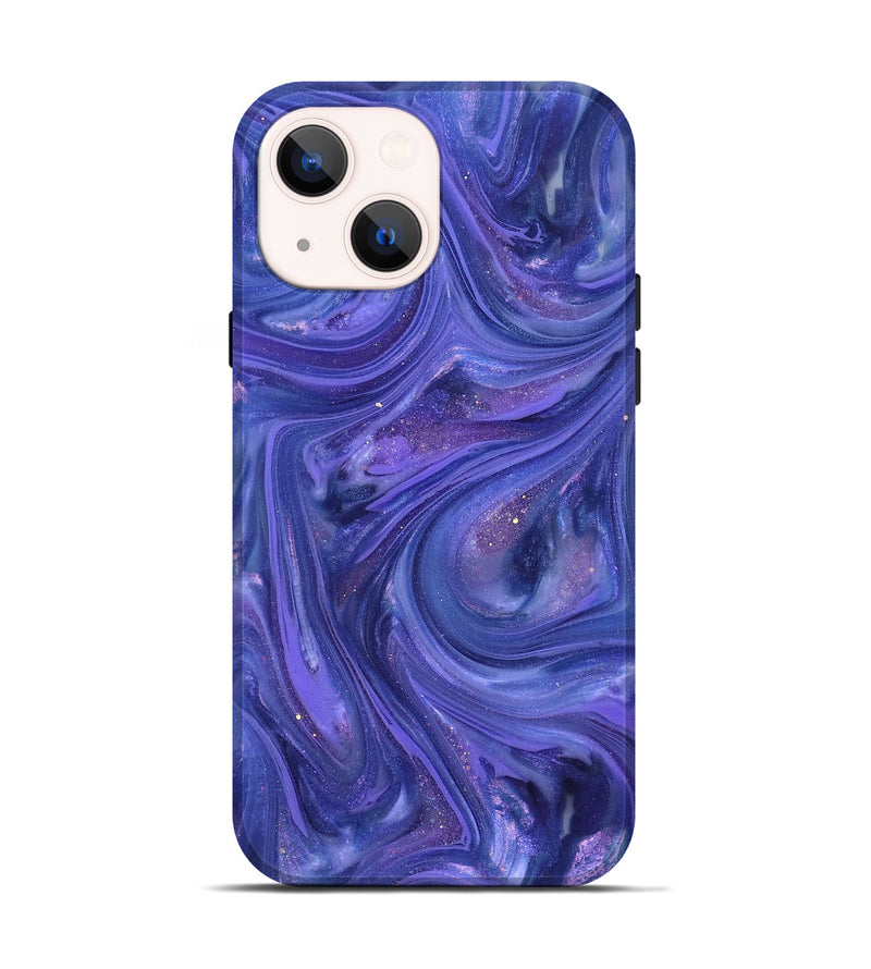 iPhone 14 ResinArt Live Edge Phone Case - Wilda (Purple, 820888)