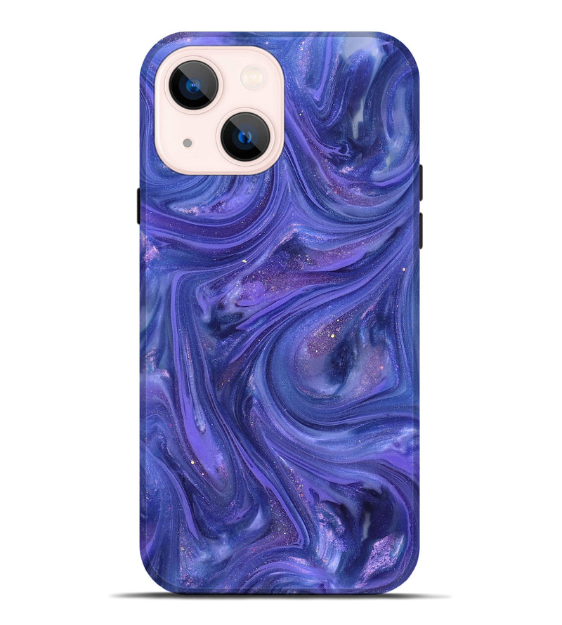iPhone 14 Plus ResinArt Live Edge Phone Case - Wilda (Purple, 820888)