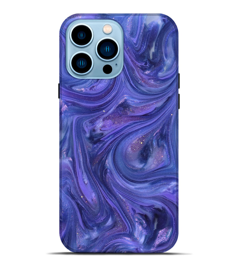 iPhone 14 Pro Max ResinArt Live Edge Phone Case - Wilda (Purple, 820888)