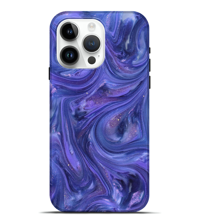 iPhone 15 Pro Max ResinArt Live Edge Phone Case - Wilda (Purple, 820888)