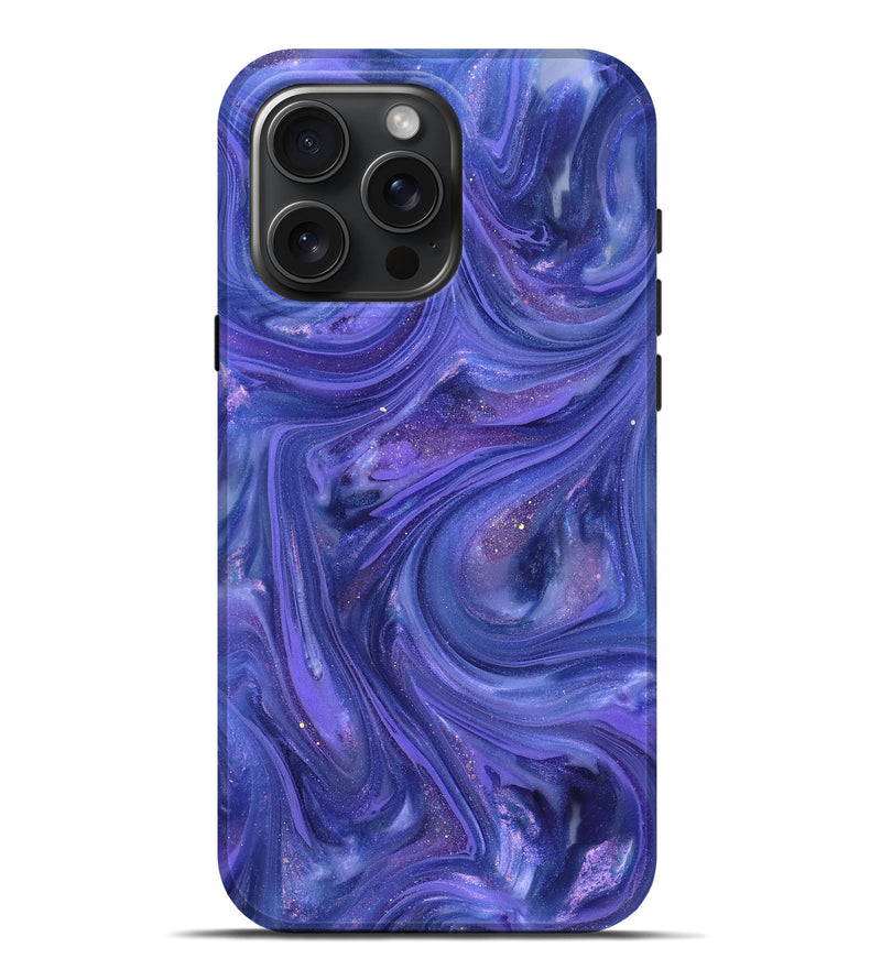 iPhone 16 Pro Max ResinArt Live Edge Phone Case - Wilda (Purple, 820888)