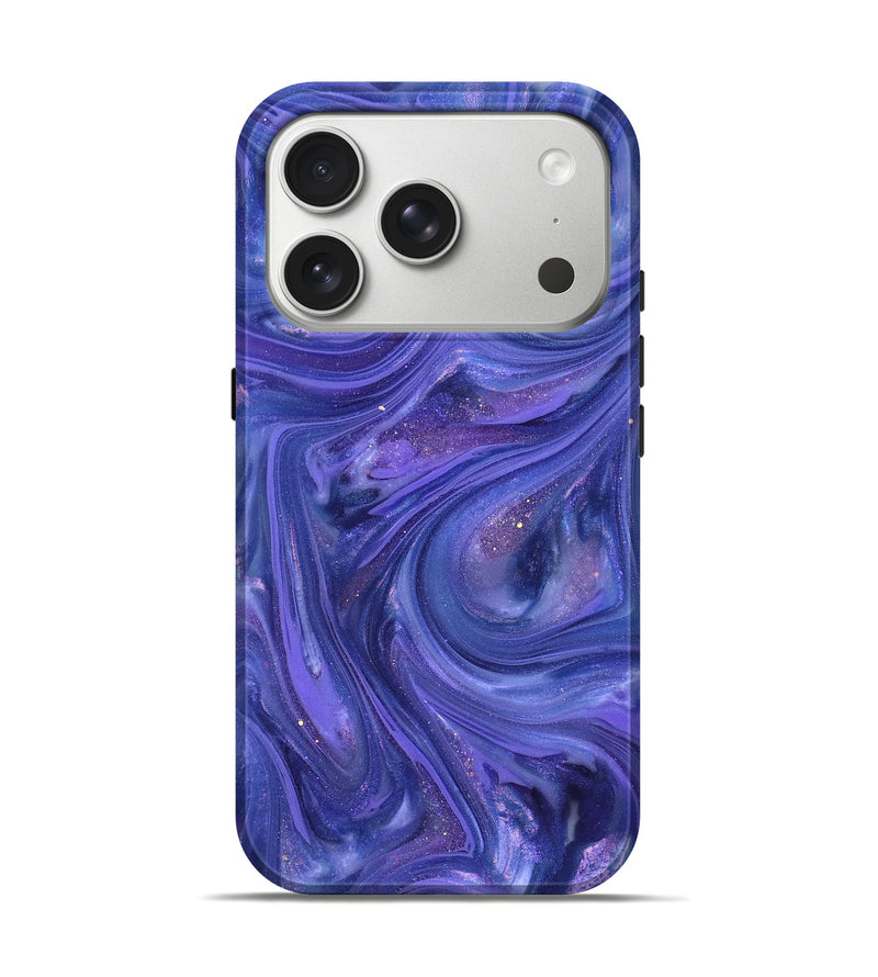 iPhone 17 Pro ResinArt Live Edge Phone Case - Wilda (Purple, 820888)