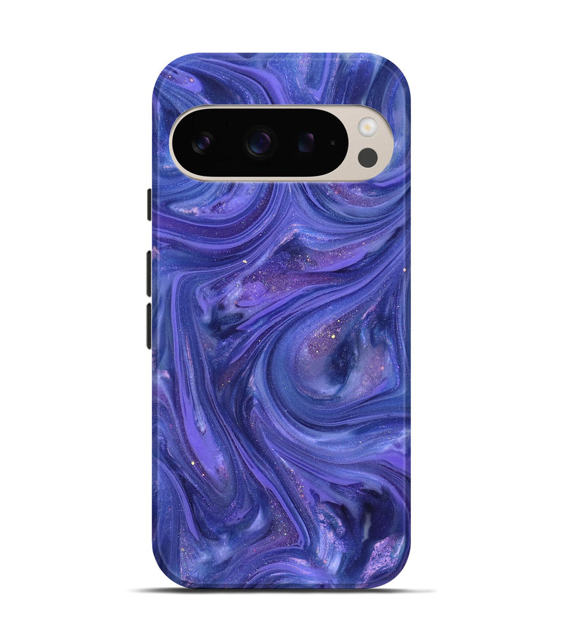 Pixel 9 Pro ResinArt Live Edge Phone Case - Wilda (Purple, 820888)
