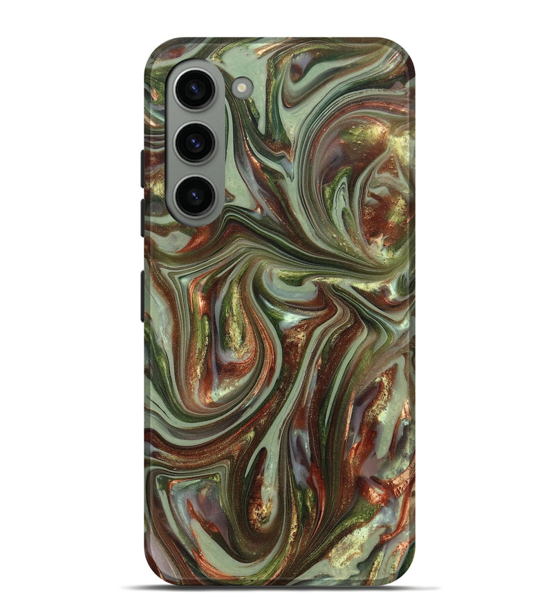 Galaxy S23 Plus ResinArt Live Edge Phone Case - Alvaro (Green, 820889)