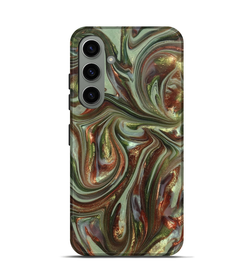Galaxy S24 ResinArt Live Edge Phone Case - Alvaro (Green, 820889)