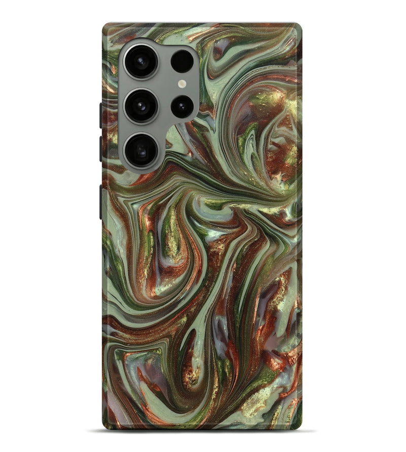 Galaxy S24 Ultra ResinArt Live Edge Phone Case - Alvaro (Green, 820889)