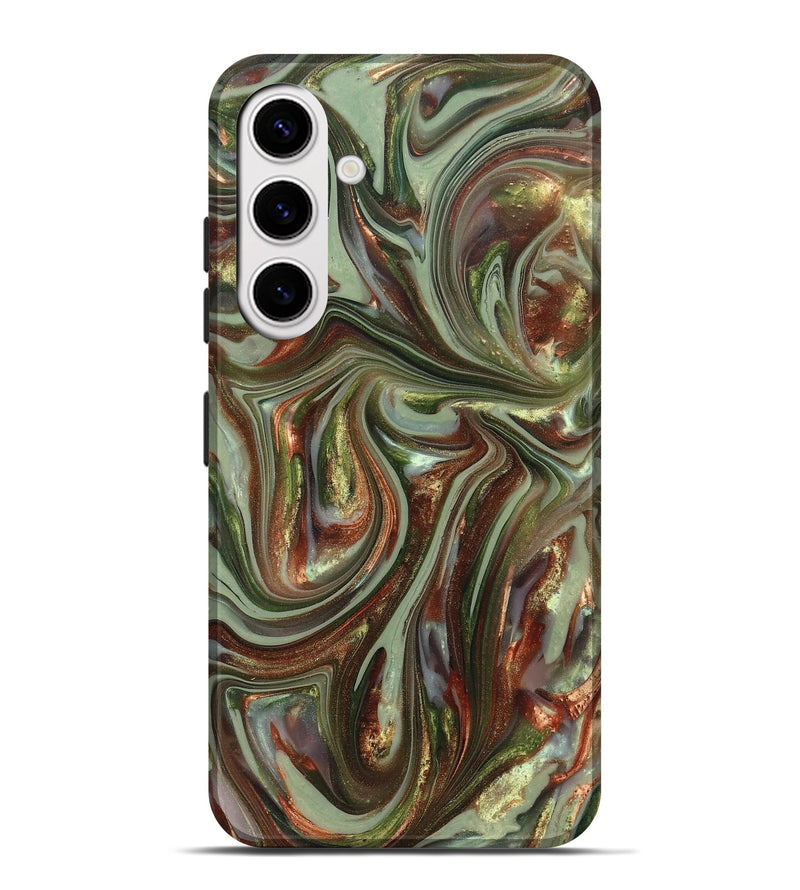 Galaxy S25 Plus ResinArt Live Edge Phone Case - Alvaro (Green, 820889)