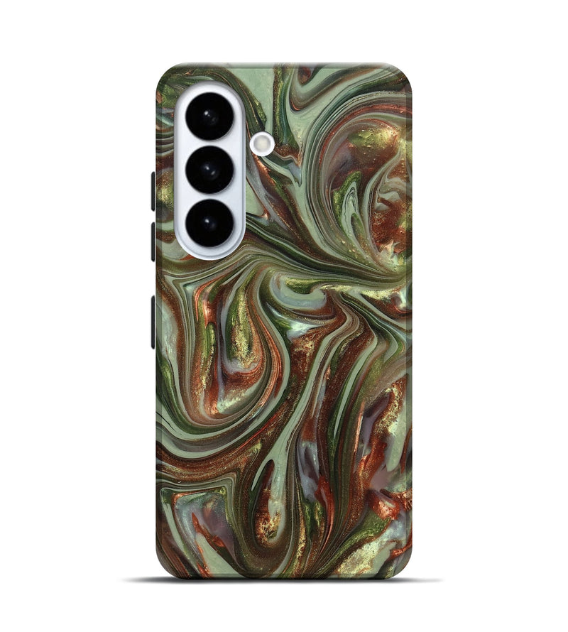 Galaxy S26 ResinArt Live Edge Phone Case - Alvaro (Green, 820889)