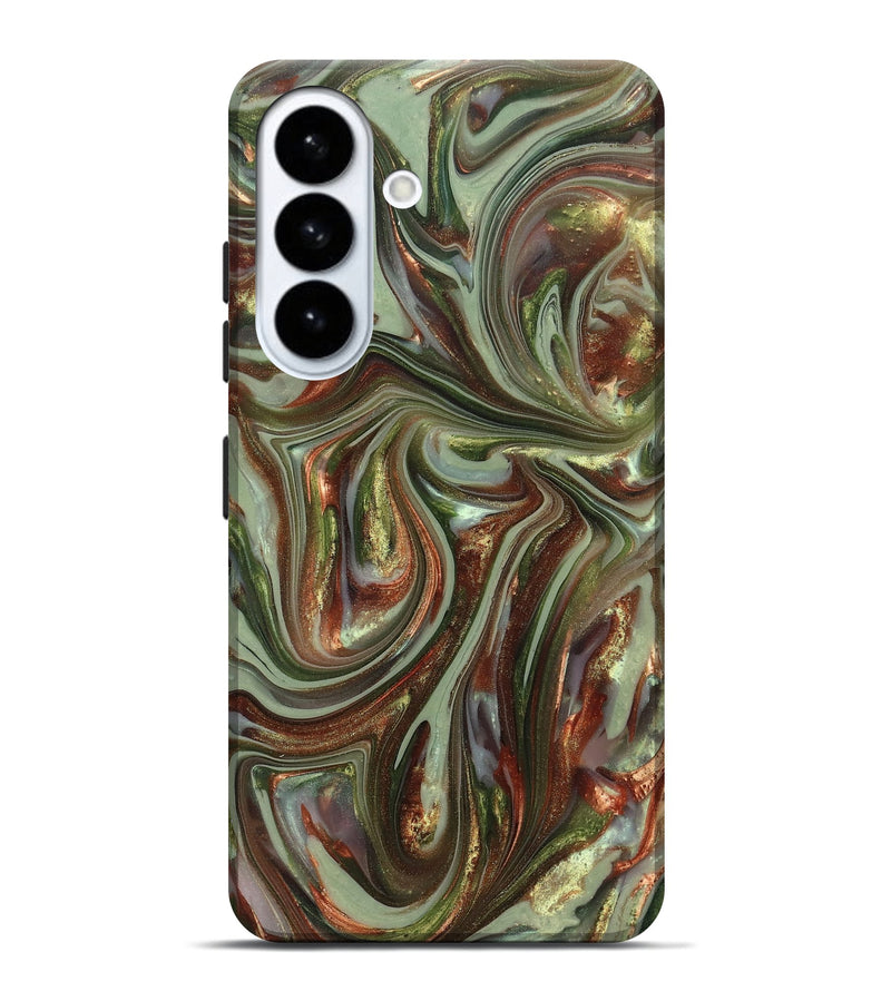 Galaxy S26 Plus ResinArt Live Edge Phone Case - Alvaro (Green, 820889)
