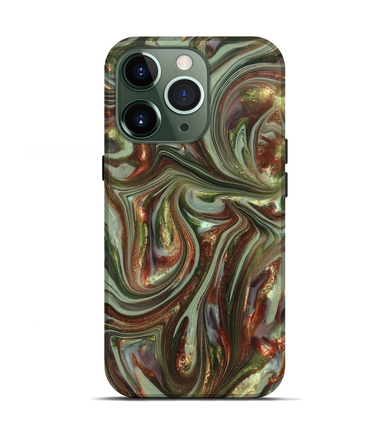 iPhone 13 Pro ResinArt Live Edge Phone Case - Alvaro (Green, 820889)