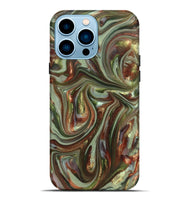 iPhone 14 Pro Max ResinArt Live Edge Phone Case - Alvaro (Green, 820889)