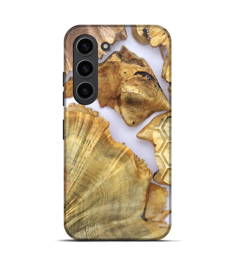 Galaxy S23 Wood Live Edge Phone Case - Anakin (Clear, 820890)