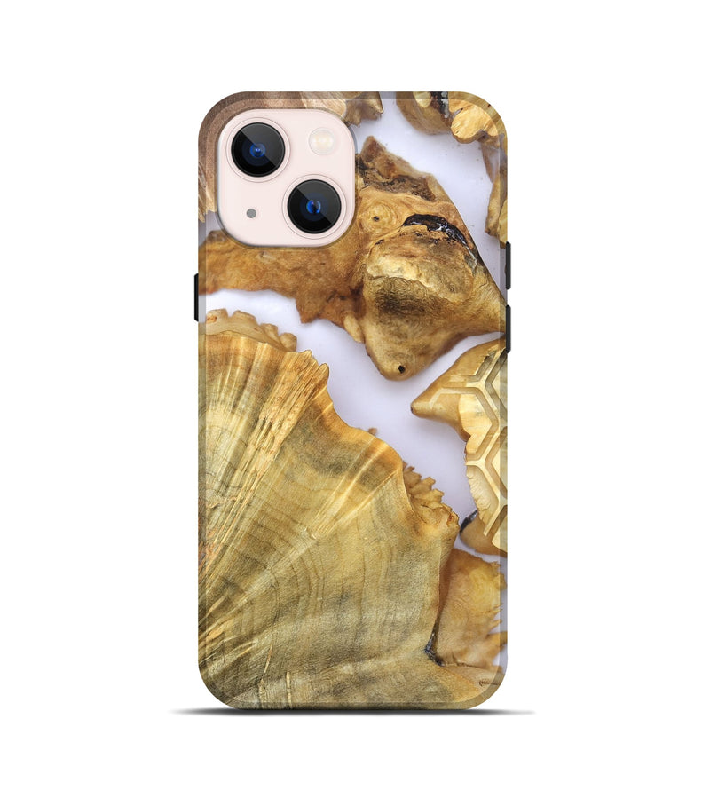 iPhone 13 mini Wood Live Edge Phone Case - Anakin (Clear, 820890)