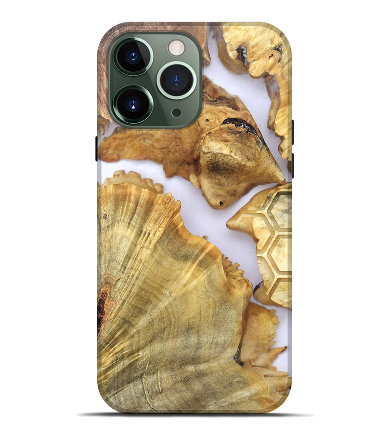 iPhone 13 Pro Max Wood Live Edge Phone Case - Anakin (Clear, 820890)