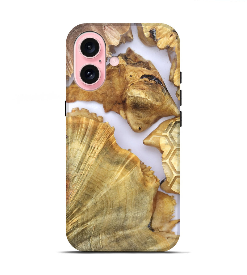 iPhone 16 Wood Live Edge Phone Case - Anakin (Clear, 820890)