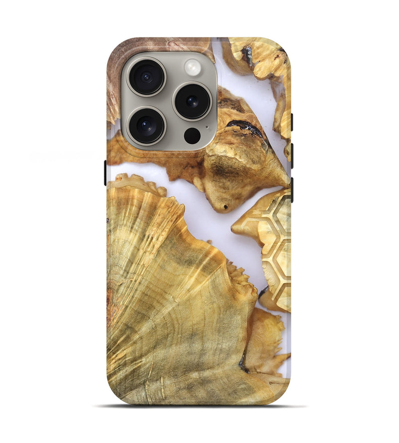 iPhone 16 Pro Wood Live Edge Phone Case - Anakin (Clear, 820890)