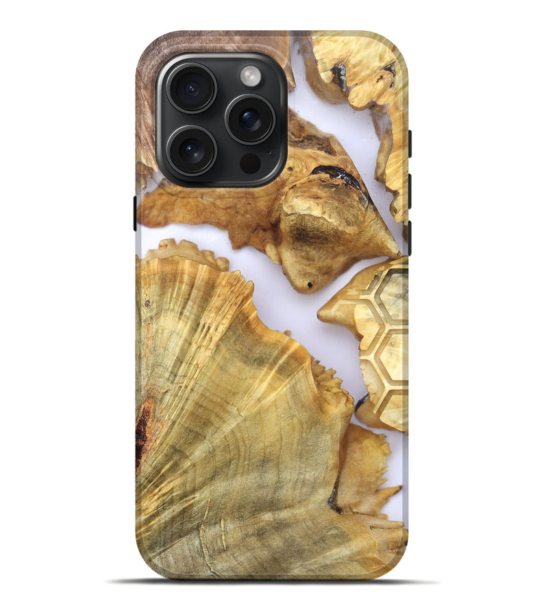 iPhone 16 Pro Max Wood Live Edge Phone Case - Anakin (Clear, 820890)