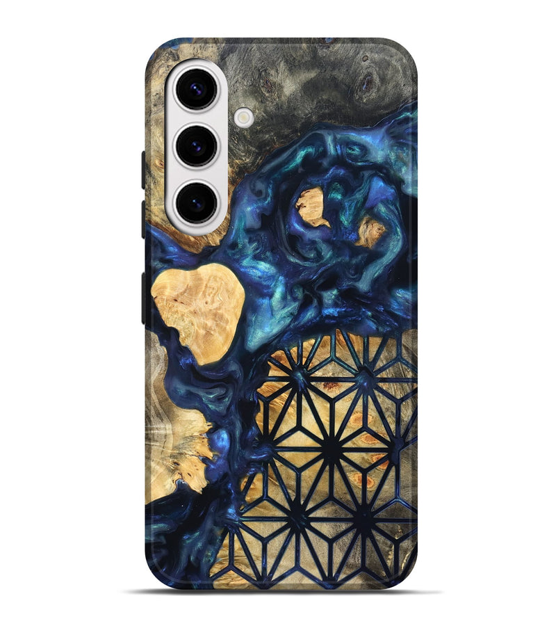 Galaxy S25 Plus Wood Live Edge Phone Case - Bettie (Neon, 820891)