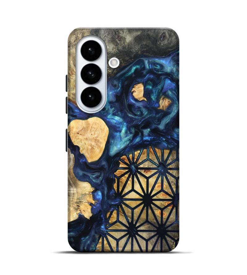 Galaxy S26 Wood Live Edge Phone Case - Bettie (Neon, 820891)
