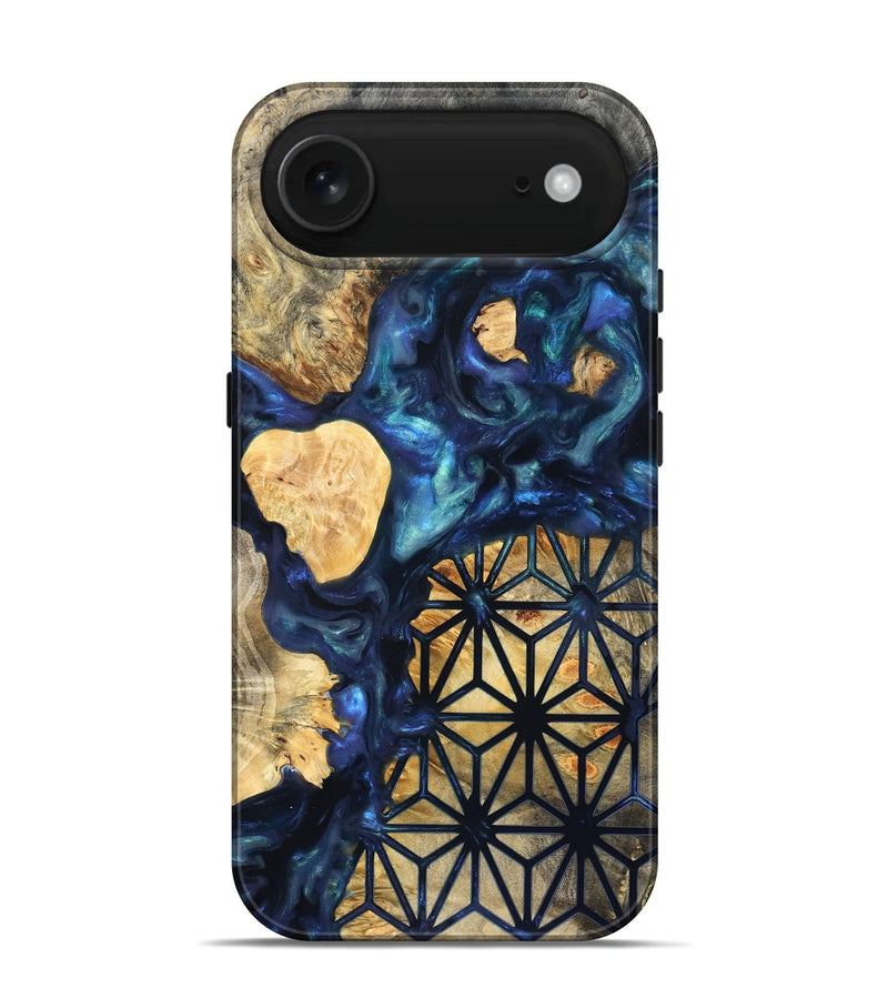 iPhone 17 Air Wood Live Edge Phone Case - Bettie (Neon, 820891)