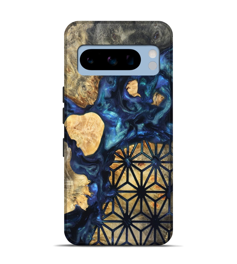Pixel 8 Pro Wood Live Edge Phone Case - Bettie (Neon, 820891)