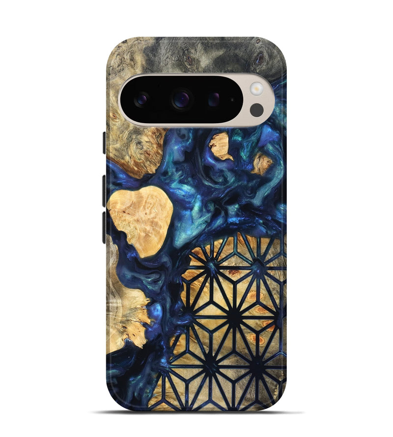 Pixel 9 Wood Live Edge Phone Case - Bettie (Neon, 820891)