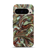 Pixel 9 ResinArt Live Edge Phone Case - Anitra (Green, 820892)