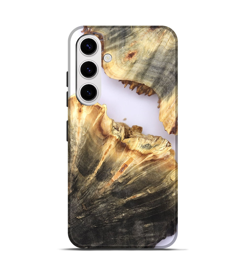 Galaxy S25 Wood Live Edge Phone Case - Dena (Clear, 820894)