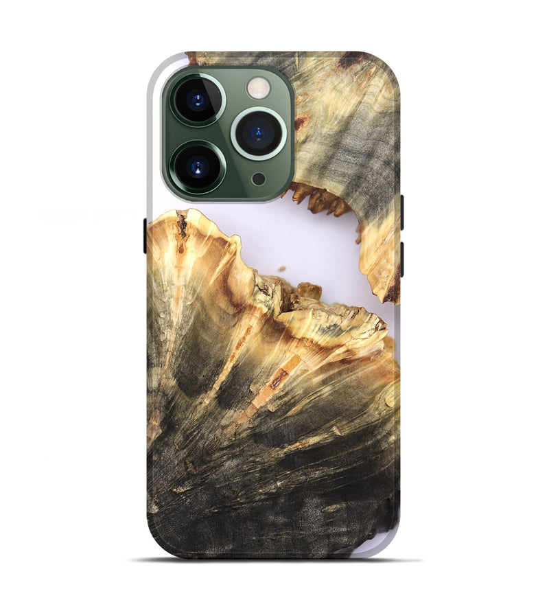 iPhone 13 Pro Wood Live Edge Phone Case - Dena (Clear, 820894)