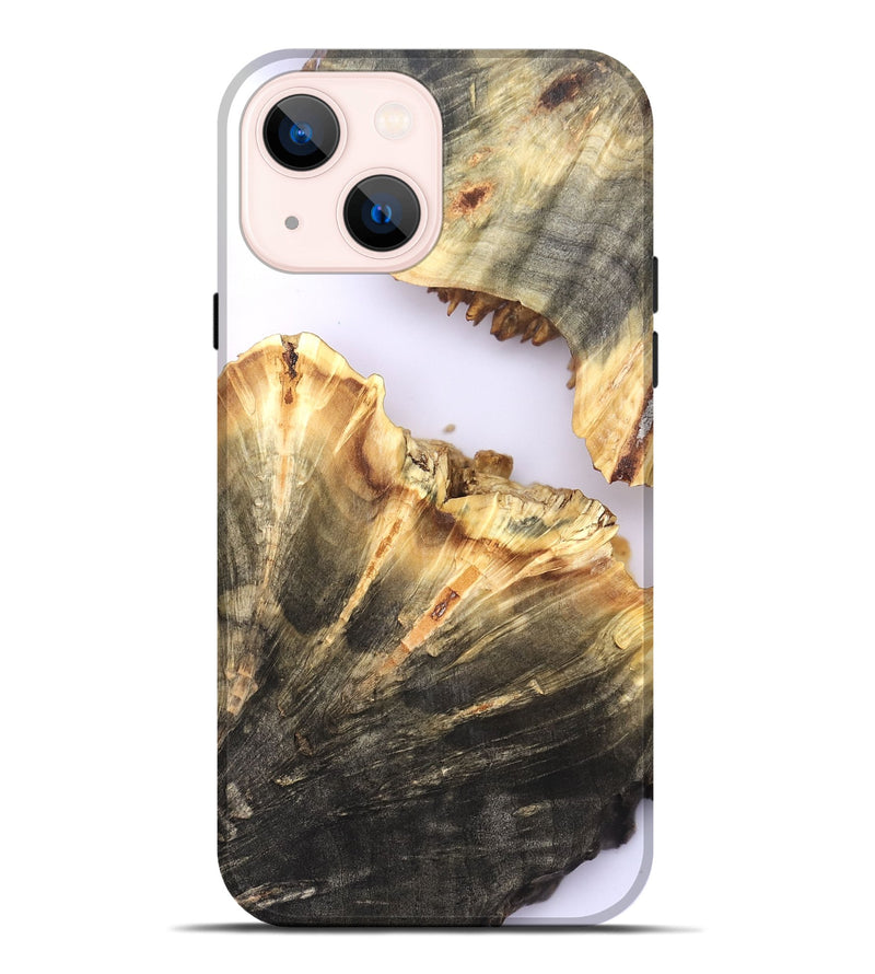 iPhone 14 Plus Wood Live Edge Phone Case - Dena (Clear, 820894)