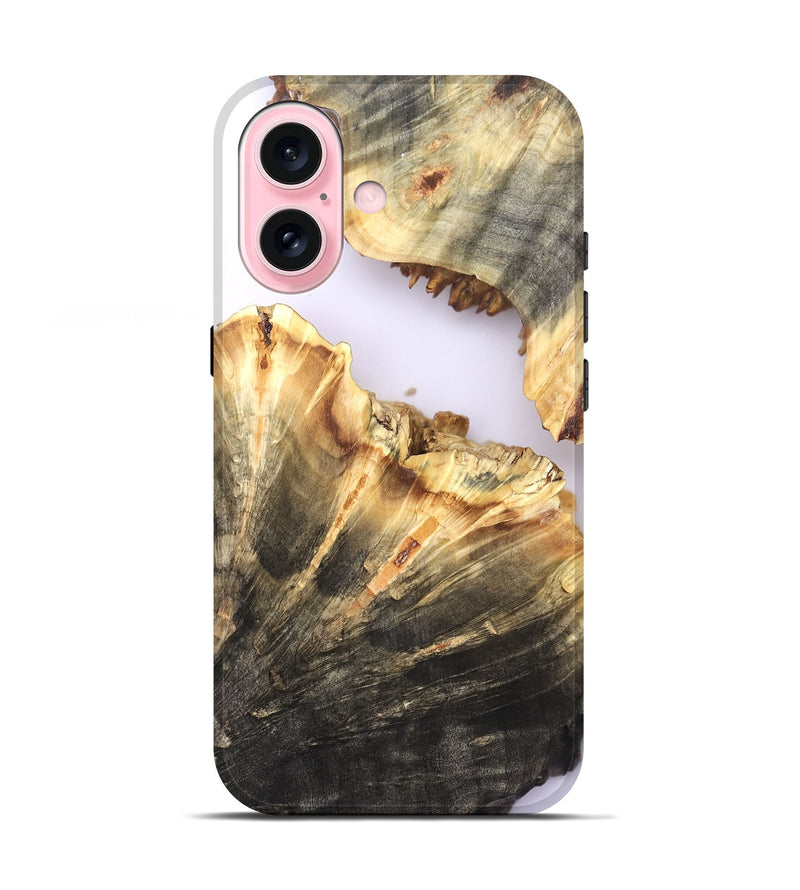iPhone 17 Wood Live Edge Phone Case - Dena (Clear, 820894)