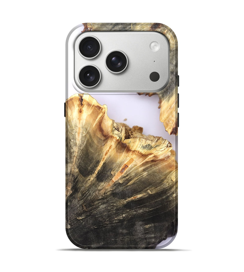 iPhone 17 Pro Wood Live Edge Phone Case - Dena (Clear, 820894)