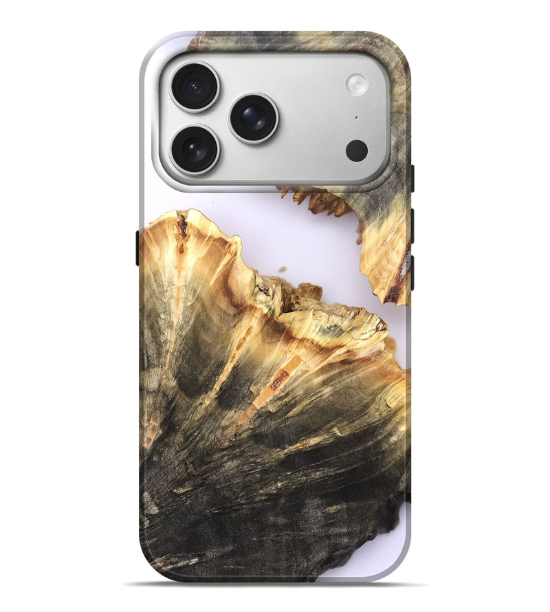 iPhone 17 Pro Max Wood Live Edge Phone Case - Dena (Clear, 820894)