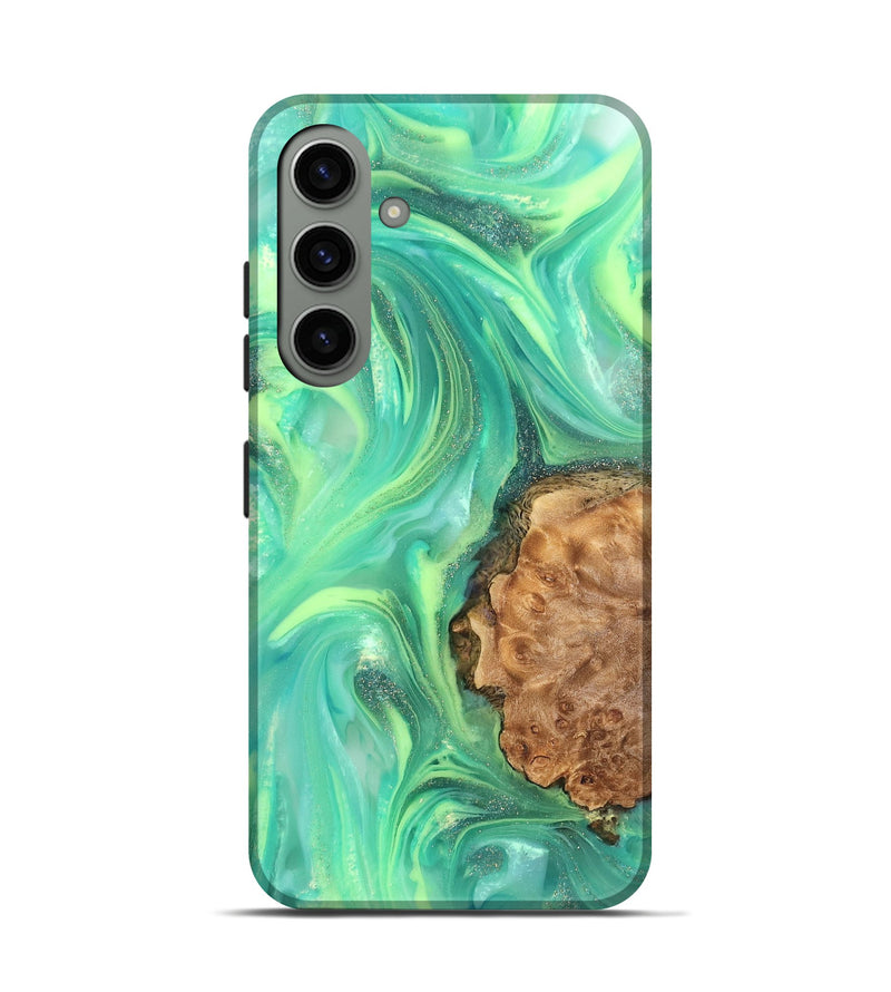Galaxy S24 Wood Live Edge Phone Case - Dorotha (Neon, 820897)