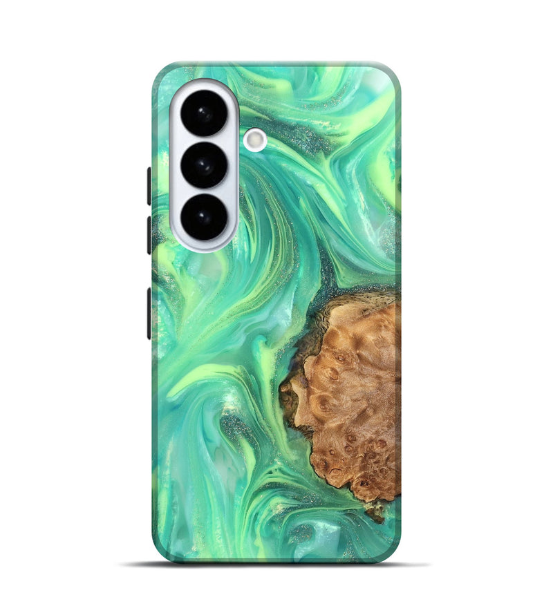 Galaxy S26 Wood Live Edge Phone Case - Dorotha (Neon, 820897)