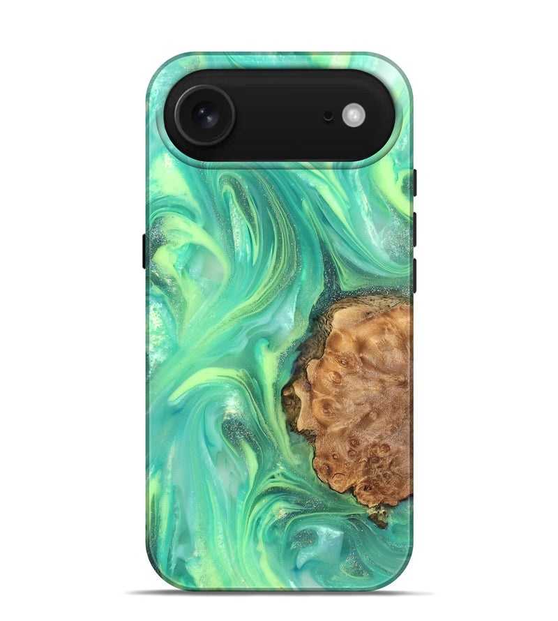 iPhone 17 Air Wood Live Edge Phone Case - Dorotha (Neon, 820897)