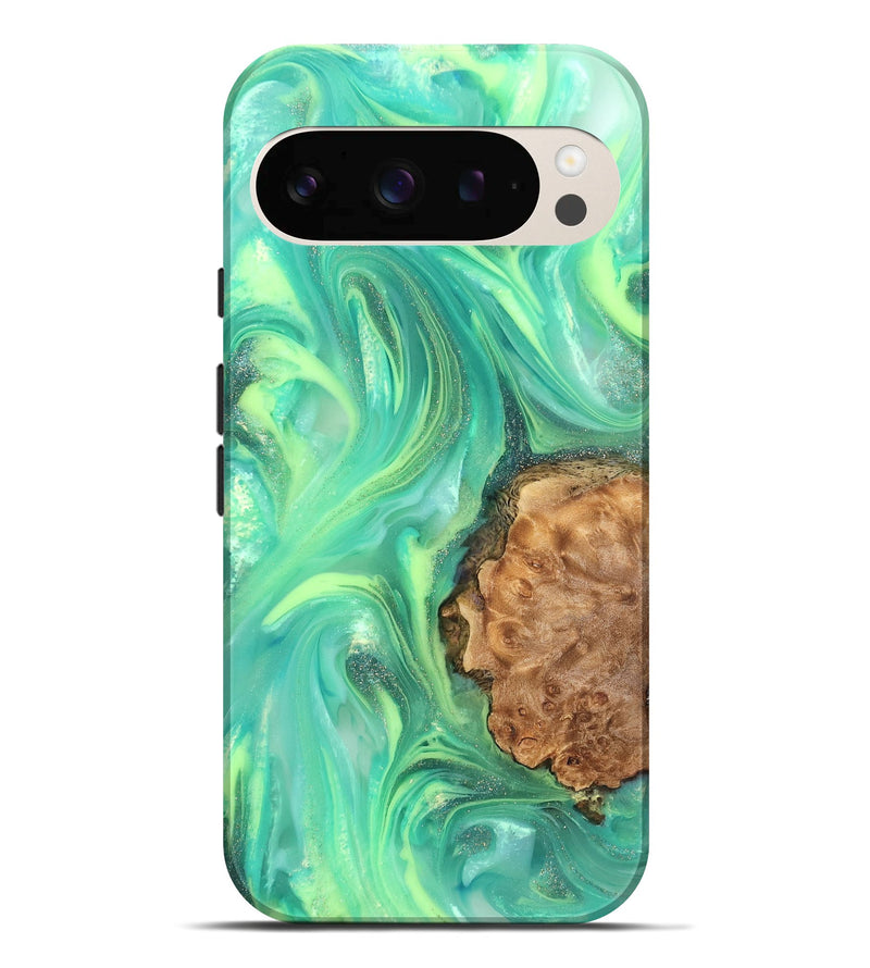 Pixel 10 Pro XL Wood Live Edge Phone Case - Dorotha (Neon, 820897)