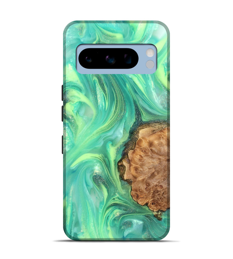 Pixel 8 Pro Wood Live Edge Phone Case - Dorotha (Neon, 820897)