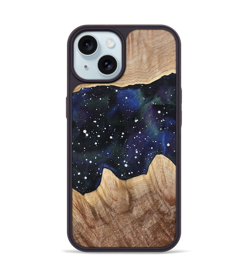 iPhone 15 Wood Phone Case - Katia (Cosmos, 820899)