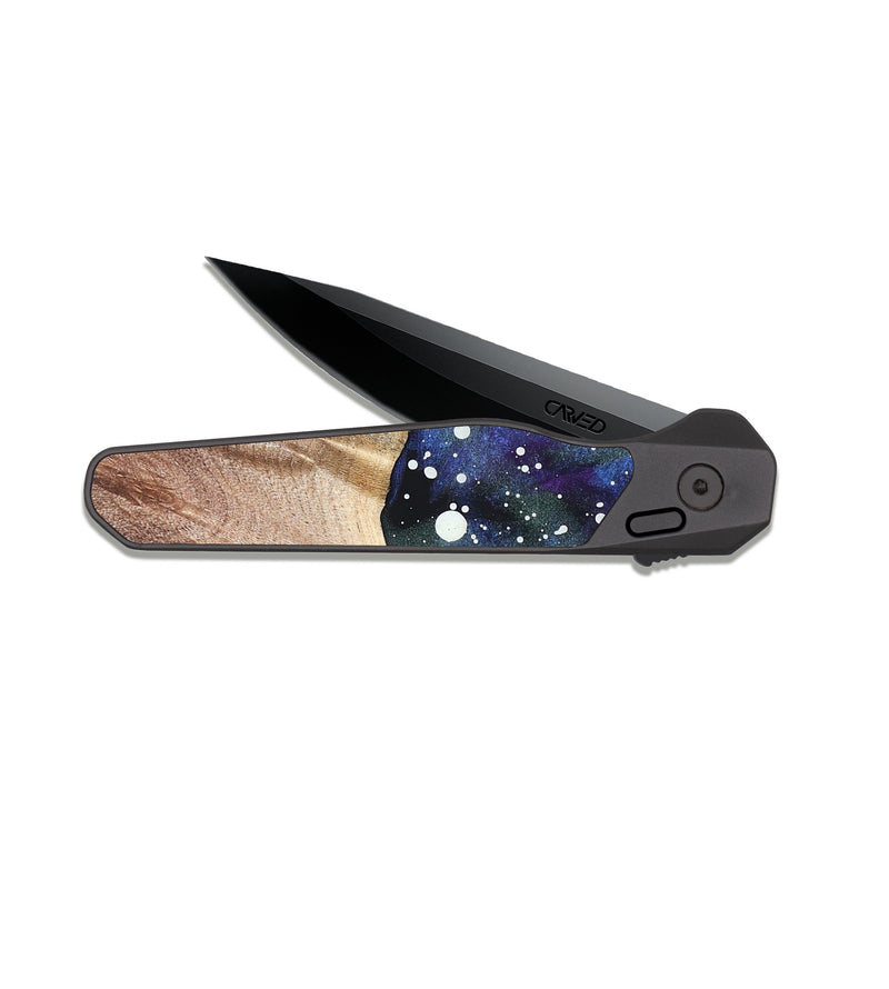 EDC Dark Slate Wood Pocket Knife - Hector (Cosmos, 820904)