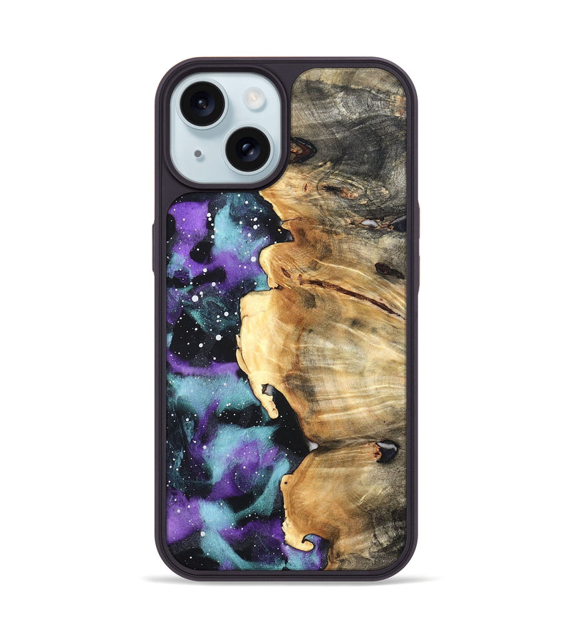 iPhone 15 Wood Phone Case - Noelia (Cosmos, 820905)