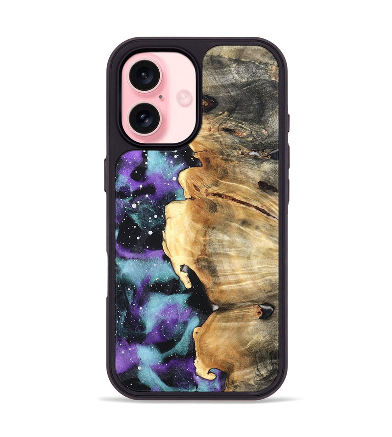 iPhone 16 Wood Phone Case - Noelia (Cosmos, 820905)