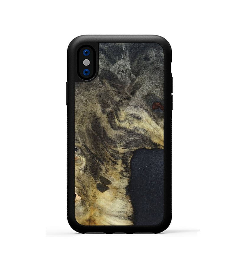 iPhone Xs Wood Phone Case - Kiera (Wood Burl, 820923)