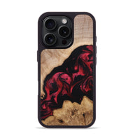 iPhone 16 Pro Wood Phone Case - Araceli (Red, 820925)