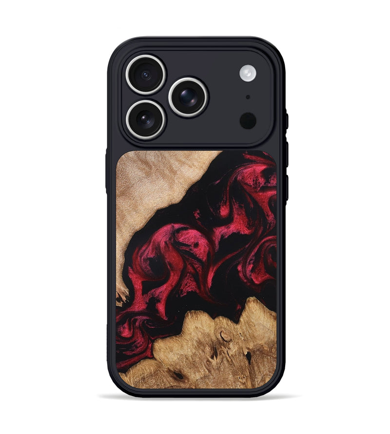 iPhone 17 Pro Wood Phone Case - Araceli (Red, 820925)