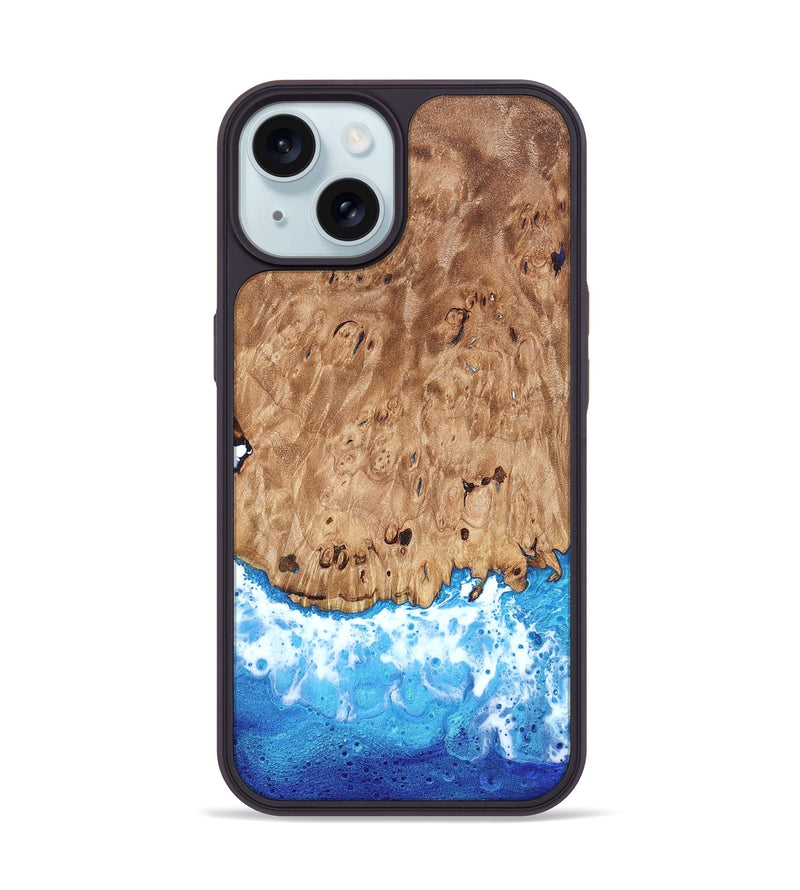 iPhone 15 Wood Phone Case - Marisol (Coastal, 820941)