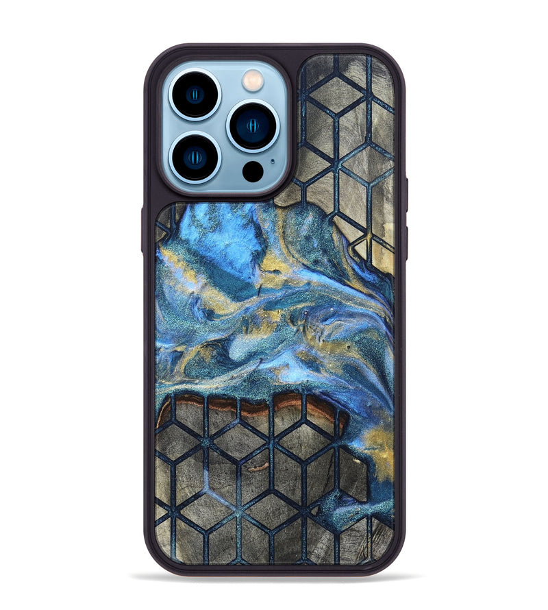 iPhone 14 Pro Max Wood Phone Case - Dottie (Pattern, 820947)